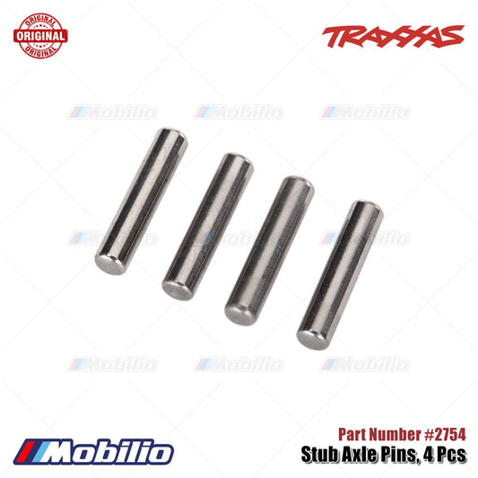 Traxxas Part #2754 Stub Axle Pins 4 Pcs for Hex Wheels Hub Control Remote