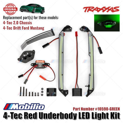 Traxxas Part #10590 4-Tec Underbody LED Light Kit RC Drift Ford Mustang