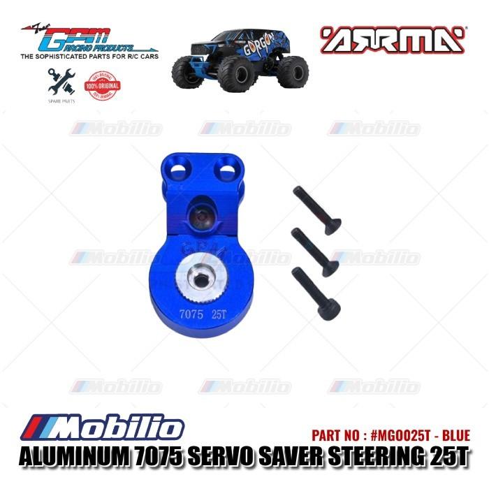 GPM Part #MGO025T Aluminum 7075 Servo Saver Steering 25T with Built-in Spring Arrma Gorgon Mega Monster Truck  Remote Control