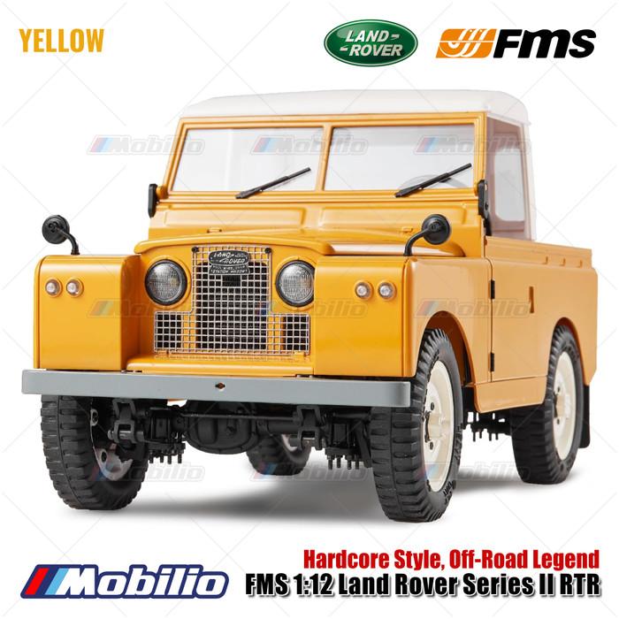 FMS Land Rover Series II RTR Performa Off-Road Unggul RC Skala 1/12 Crawler Petualangan