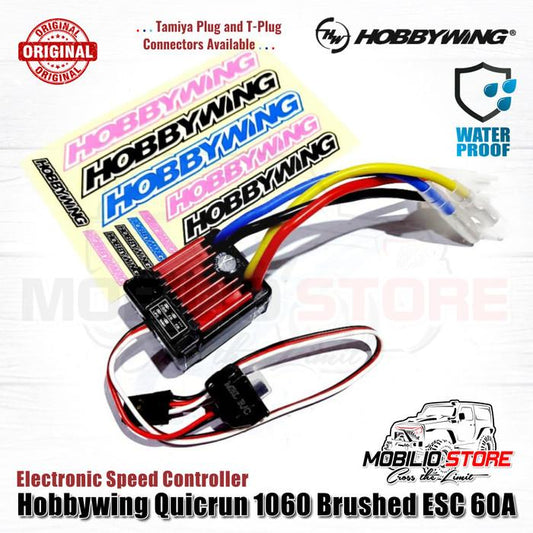 Hobbywing Quicrun 1060 Brushed ESC Waterproof 60A Speed Controller RC