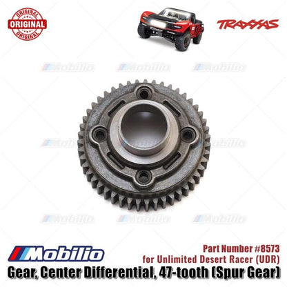 Traxxas Part #8573 Gear Center Differential 47-tooth Spur Gear for Unlimited Desert Racer (UDR) RC