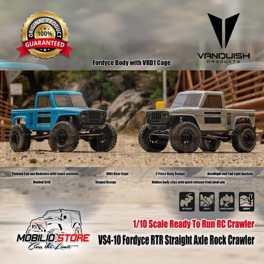 Vanquish VS4-10 Fordyce Straight Axle RTR Rock Crawler RC 1/10 Scale   Remote Control
