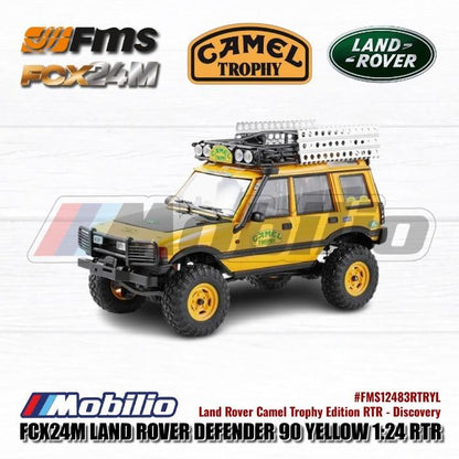 FCX24M Land Rover Camel Trophy Edition Defender 90 Discovery Range Rover Defender 110 Rc RTR