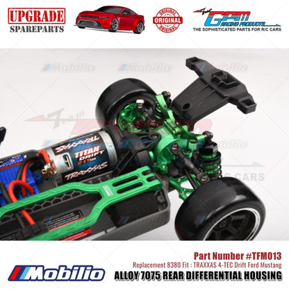 GPM Part #TFM013 Alloy Rear Differential Housing 8380 Traxxas 4-TEC Drift Ford Mustang