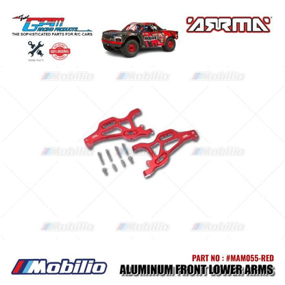 GPM Part #MAM055 Aluminum Front Lower Arms Arrma Mojave 6S BLX Desert Truck