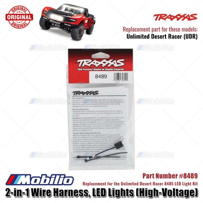 Traxxas Part #8489 2-in-1 Wire Harness LED Lights Replacement for the Unlimited Desert Racer UDR 8485 LED Light Kit