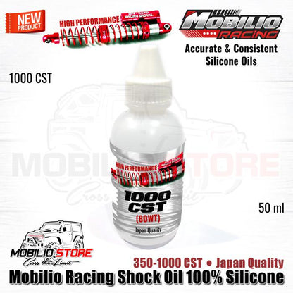 Mobilio Racing Shock Oil RC 100% Silicone 350-1000 CST Japan Quality
