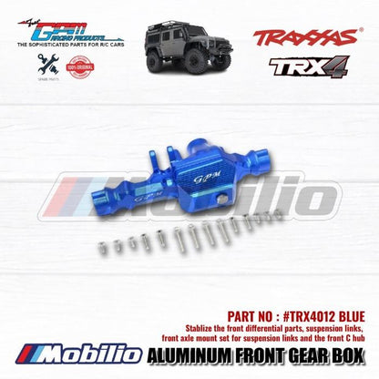 GPM Part #TRX4013 Aluminum Rear Gear Box Axle Upgrade Gardan Traxxas TRX-4 RC Crawler