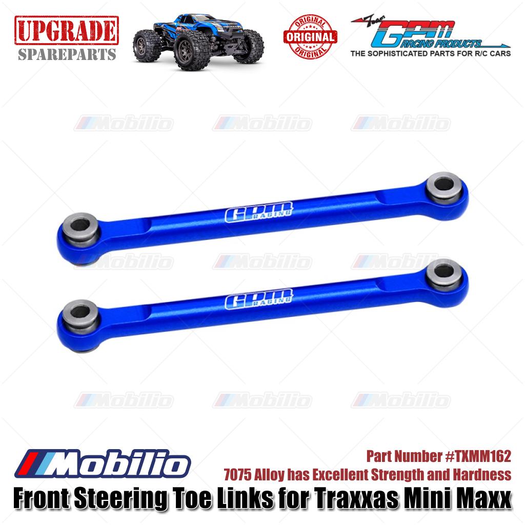 GPM Part #TXMM162 7075 Alloy Front Steering Toe Links for RC Traxxas Mini Maxx / Mini XRT