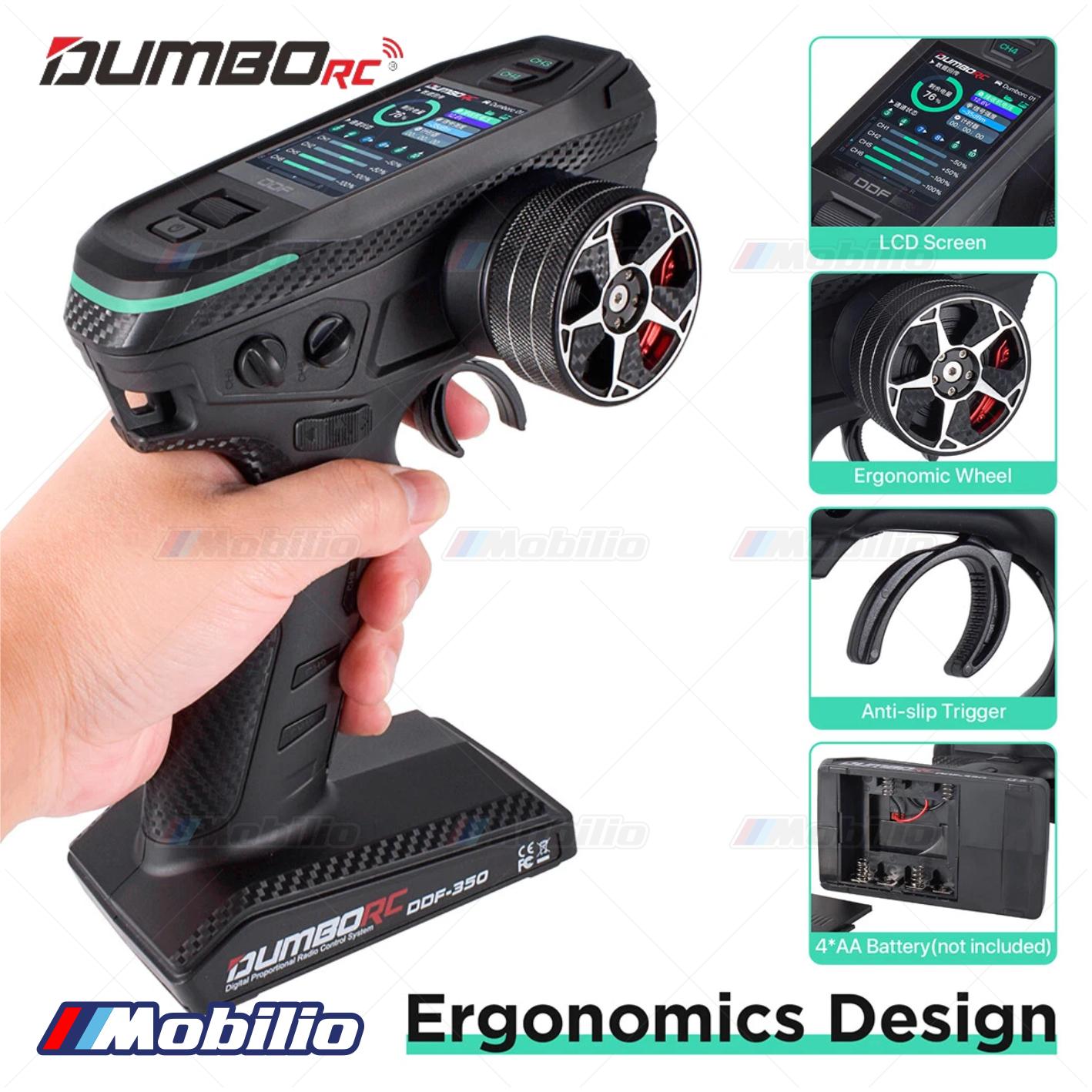 DumboRC DDF-350 10CH Remote Controller 10 Channel 2.4Ghz Transmitter