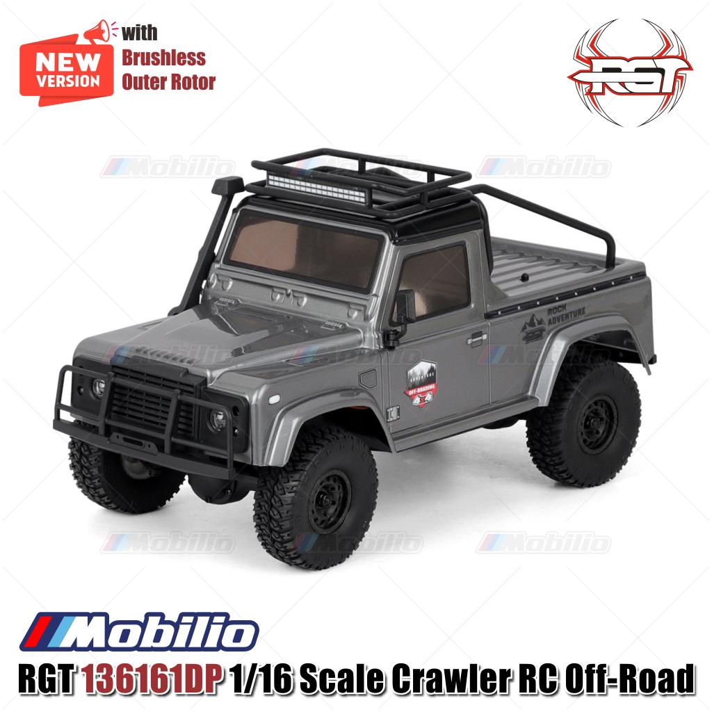RGT 136161DP | 136161JP RC Crawler Off-Road Adventure 1/16 Scale with Brushless System Outer Rotor Motor
