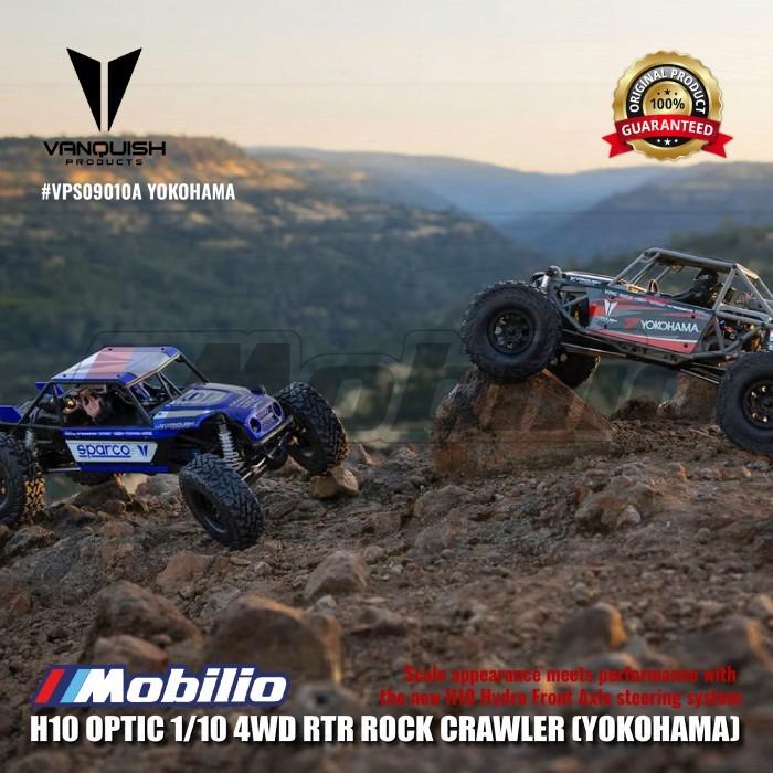 Vanquish Products H10 Optic 1/10 4WD RTR Rock Crawler RC Yokohama dan Sparco