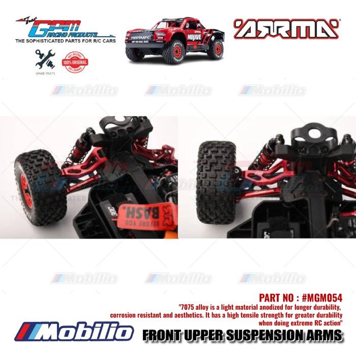 GPM Part #MGM054 Alloy Front Upper Suspension Arms RC Arrma Mojave Grom Mega Desert Truck