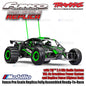 Traxxas 109076-4 Funco Pro Scale Replica Rakitan Lengkap Siap Balap (RTR) dengan Sistem Radio TQi 2.4 GHz, Sistem Tenaga Brushless VXL-8S, dan Bodi Clipless Replika Funco