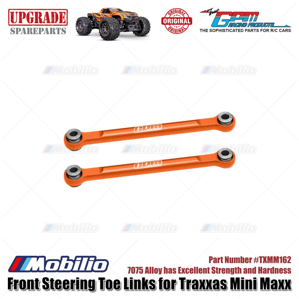 GPM Part #TXMM162 7075 Alloy Front Steering Toe Links for RC Traxxas Mini Maxx / Mini XRT