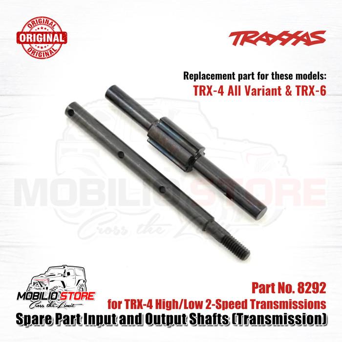 Traxxas Part #8292 Replacement input and output shafts for TRX-4 and TRX-6 high/low 2-speed transmissions