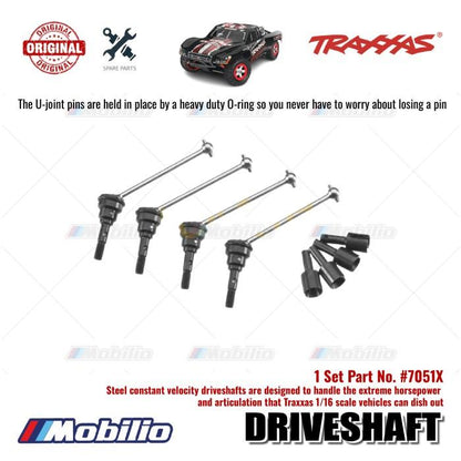Traxxas Part #7051X Driveshaft 1/16 Slash Steel Constant-Velocity Assembled