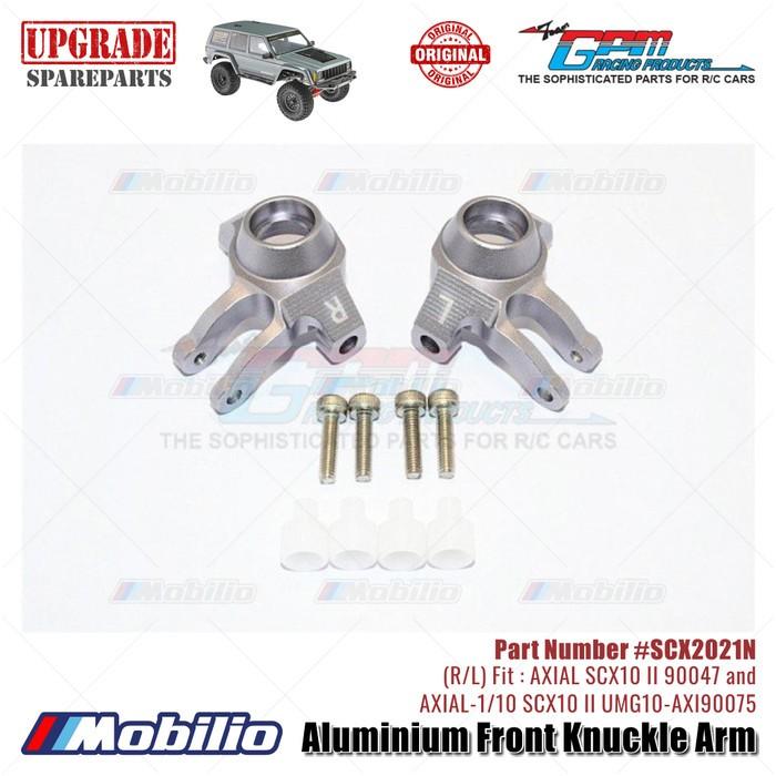 GPM Part #SCX2021N Aluminium Front Knuckle Arm RC Upgrade Axial SCX10 II Crawler Adventure  Remote Control