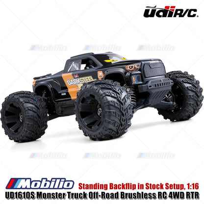 UDIR/C UD1610S Brushless Fast RC Car 4WD RTR Off-Road Monster Truck RC Car