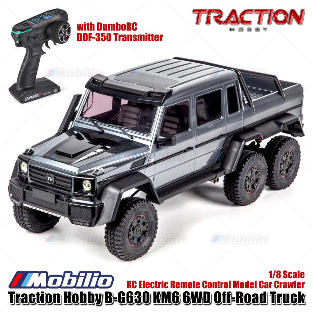 Traction Hobby B-G630 KM6 6WD Off-Road Truck 1/8 Scale RC Electric Remote Control Model Car Crawler
