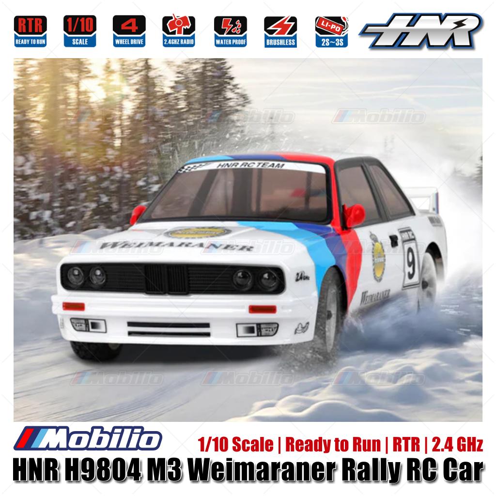 HNR H9804 M3 Weimaraner 1/10 Scale 4WD Brushless 2.4GHz RTR RC Rally Car