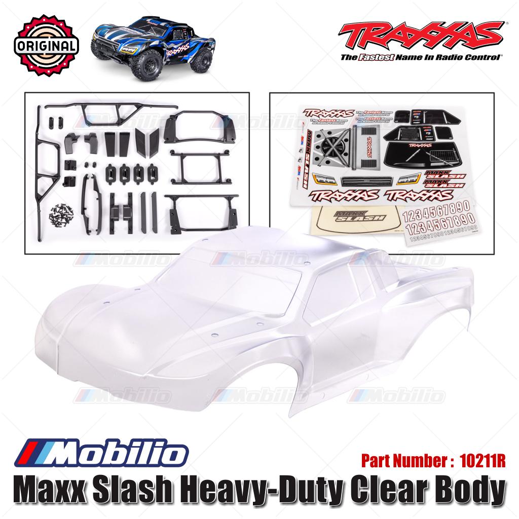 Traxxas Part #10211R Maxx Slash Heavy-Duty Clear Body