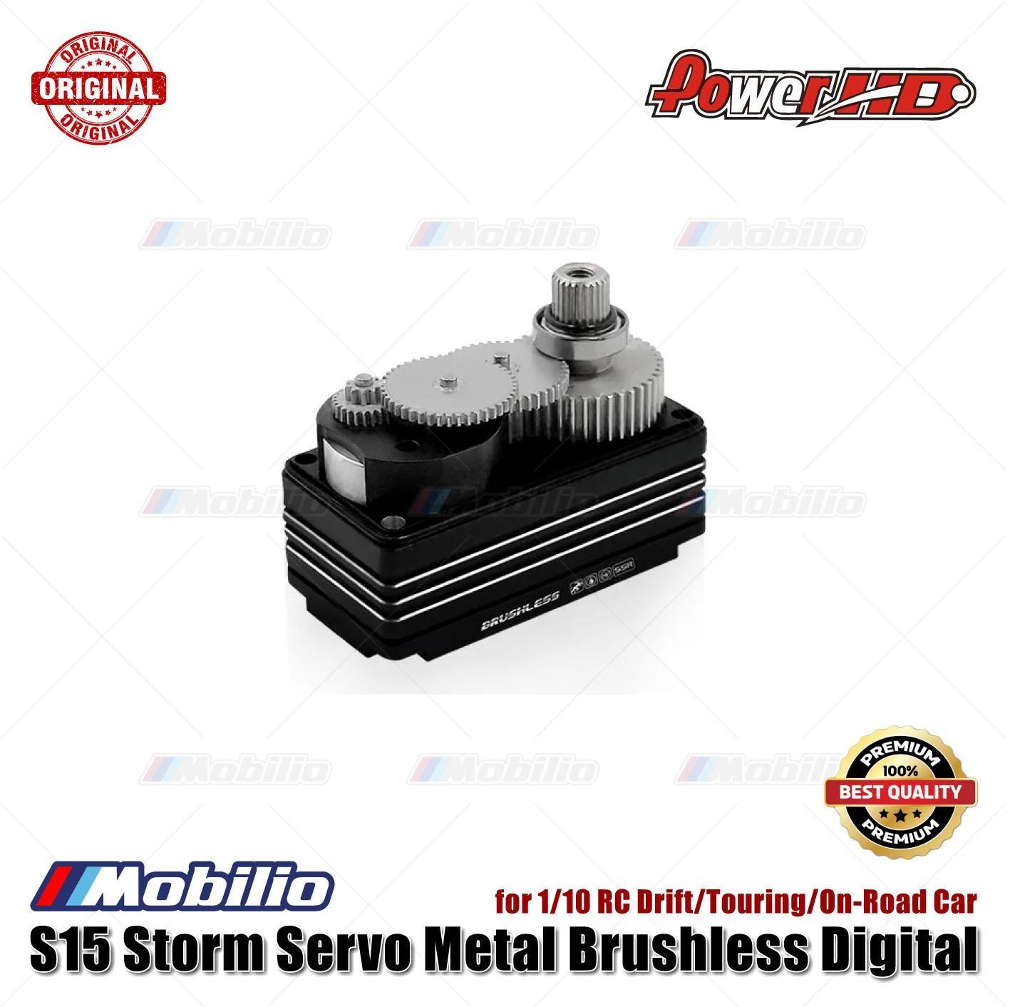 Power HD S15 Storm Servo Metal Brushless Digital for 1/10 RC Drift Touring On-Road Car