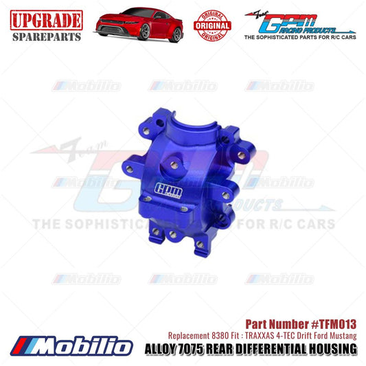 GPM Part #TFM013 Alloy Rear Differential Housing 8380 Traxxas 4-TEC Drift Ford Mustang