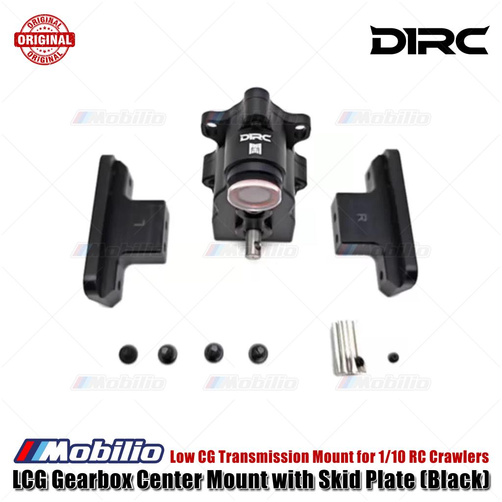 D1RC LCG Gearbox Center Mount dengan Skid Plate Dudukan Transmisi LCG untuk Crawler RC 1/10