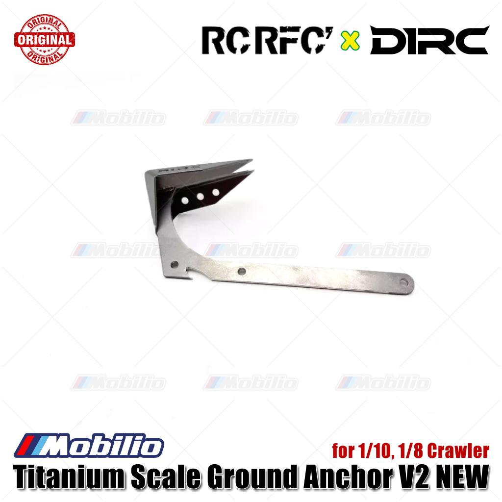 D1RC Titanium Scale Ground Anchor V2 NEW for 1/10 Scale RC Crawler