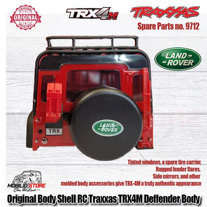 Traxxas Part #9712 Original Body Shell RC Traxxas Part TRX4M Defender Body for TRX-4M