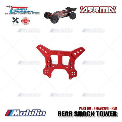 GPM Part #MAY030N Alloy Rear Shock Tower Arrma Typhon 6s BLX Buggy Outdoor