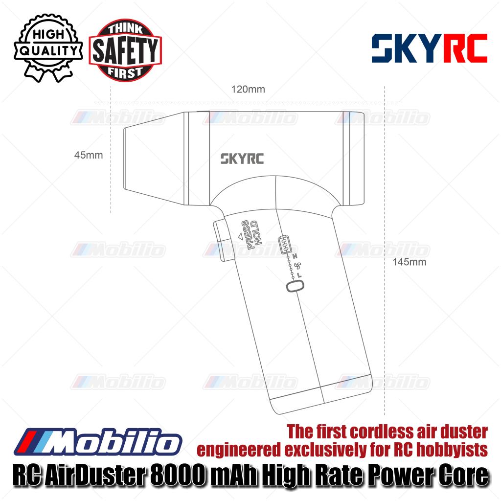SKYRC #SK-600159 RC AirDuster 8000 mAh High Rate Power Core Powerful Precise and Purpose-built