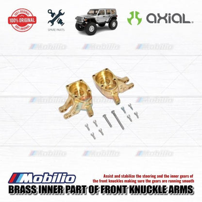 GPM Part #SCX3021BX Brass Inner Part Of Front Knuckle Arms for Axial Racing Capra 1.9 Unlimited