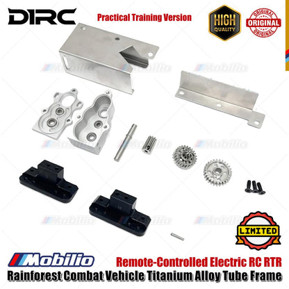 D1RC Ti-Fury Rainforest Combat Vehicle Titanium Alloy Tube Frame Remote-Controlled Electric RC RTR Rock Crawler