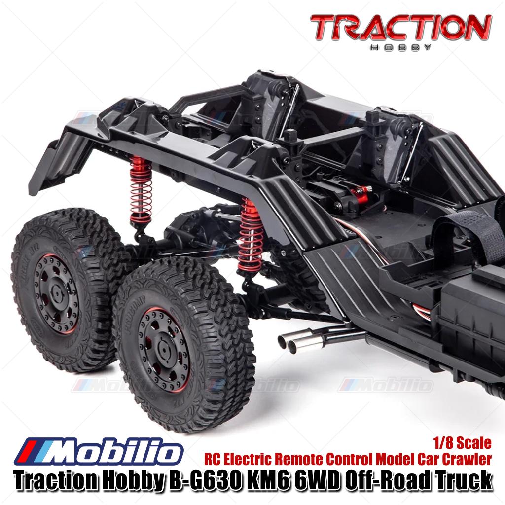 Traction Hobby B-G630 KM6 6WD Off-Road Truck 1/8 Scale RC Electric Remote Control Model Car Crawler