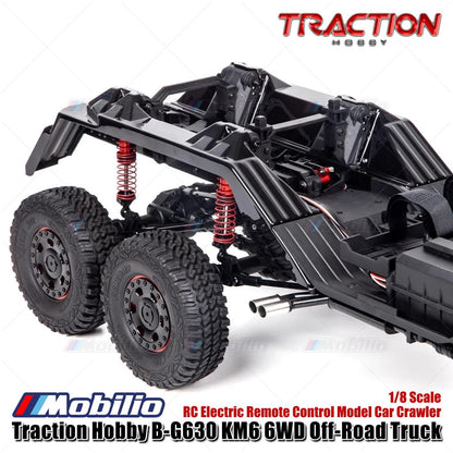 Traction Hobby B-G630 KM6 6WD Off-Road Truck 1/8 Scale RC Electric Remote Control Model Car Crawler