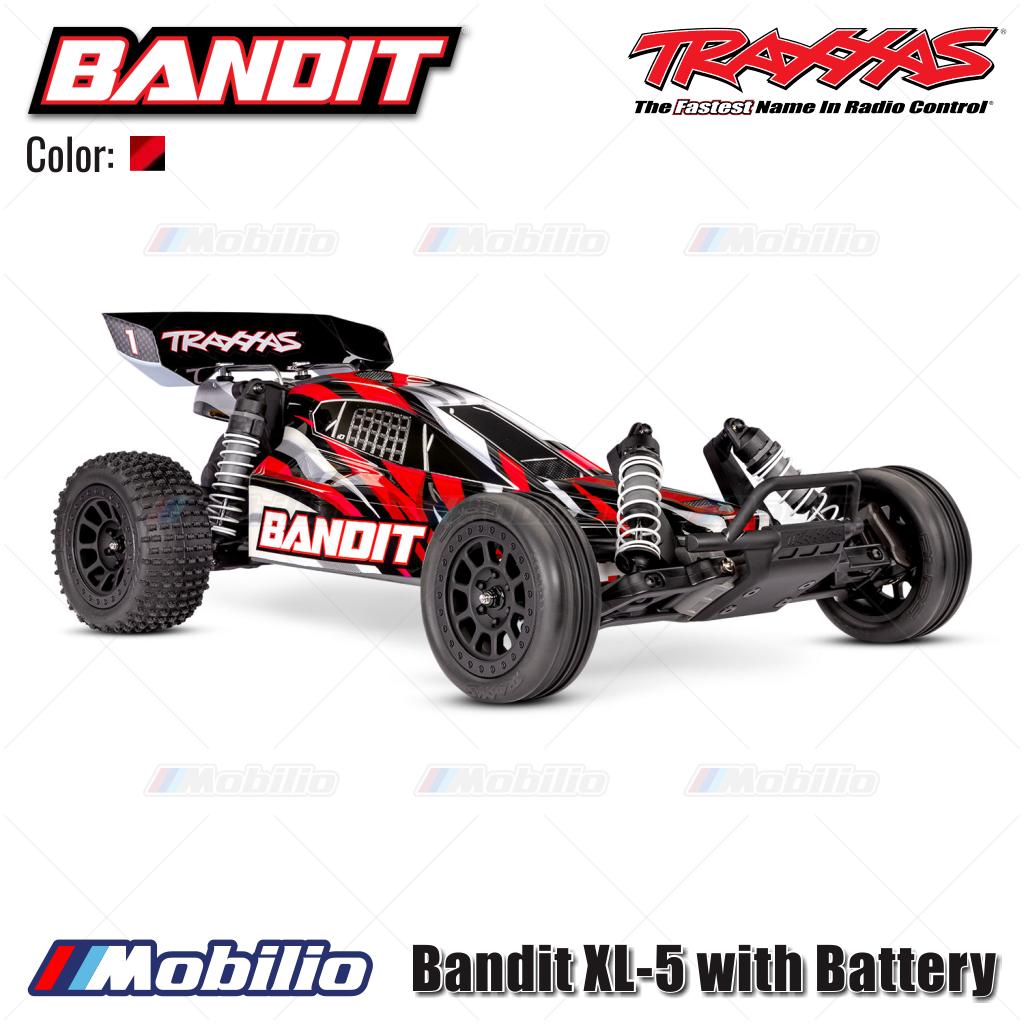 Traxxas 24254-8 Bandit XL-5 with Battery RC 2WD RC Race Buggy Fully Assembled Waterproof  Ready-To-Race RTR 2.4 GHz