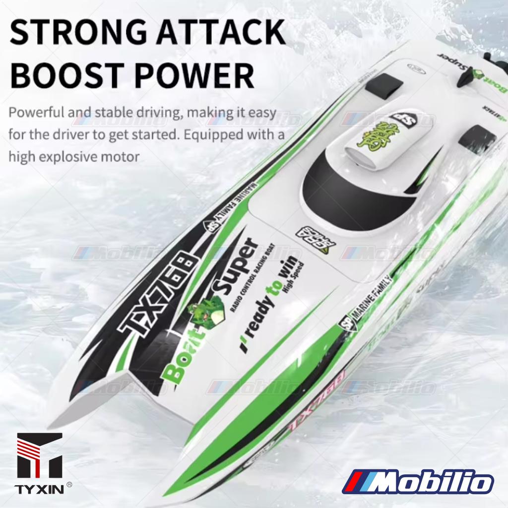 Super Dino TX768 High Speed Turbojet Speedboat RC Boat Brusless 2.4GHz RTR