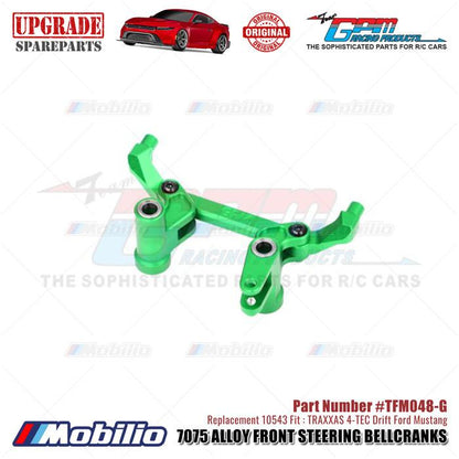 GPM Part #TFM048 7075 Alloy Front Steering Bellcranks #10543 Traxxas 4-TEC Drift Ford Mustang