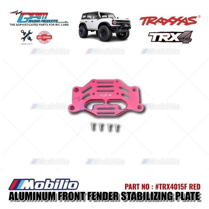 GPM Part #TRX4015F Aluminum Front Fender Stabilizing Plate Traxxas TRX-4 Ford Bronco