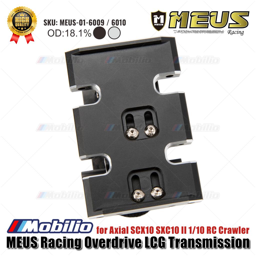 MEUS Racing Overdrive LCG Transmission MEUS-01-6009 / 10 untuk Axial SCX10 SXC10 II 1/10 RC Crawler