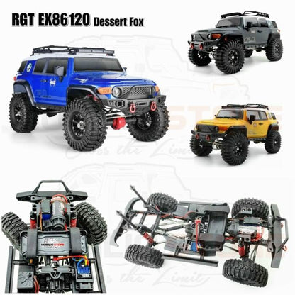 RGT EX86120 FJ Dessert Fox 1/10 RTR Mobil RC Crawler Off Road 4WD