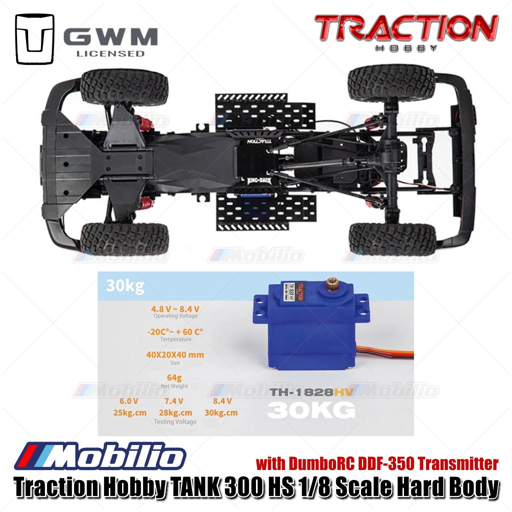 Traction Hobby TANK 300 HS 1/8 Scale Hard Body TANK300-HS RC Car