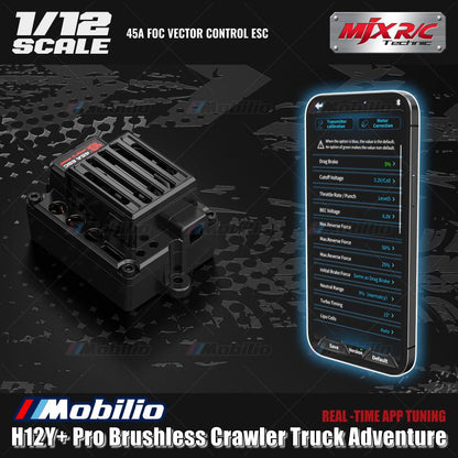 MJX H12Y+ Pro Brushless 1/12 Scale Crawler Truck Adventure Ready To Run RTR