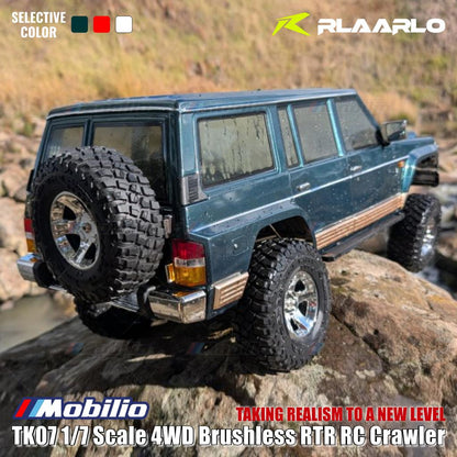 Rlaarlo TK07 Skala 1/7 4WD Brushless RTR 2.4GHz RC Crawler Adventure Off-Road Remote Control