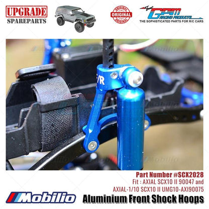 GPM Part #SCX2028 Aluminium Front Shock Hoops AX31380