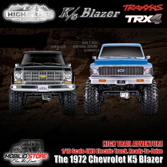 Traxxas 92086-4 TRX4 High Trail The 1972 Chevrolet K5 Blazer 1/10 4WD RTR RC Clipless