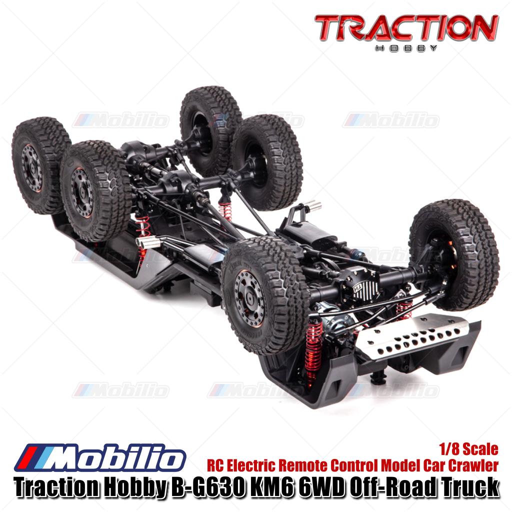Traction Hobby B-G630 KM6 6WD Off-Road Truck 1/8 Scale RC Electric Remote Control Model Car Crawler